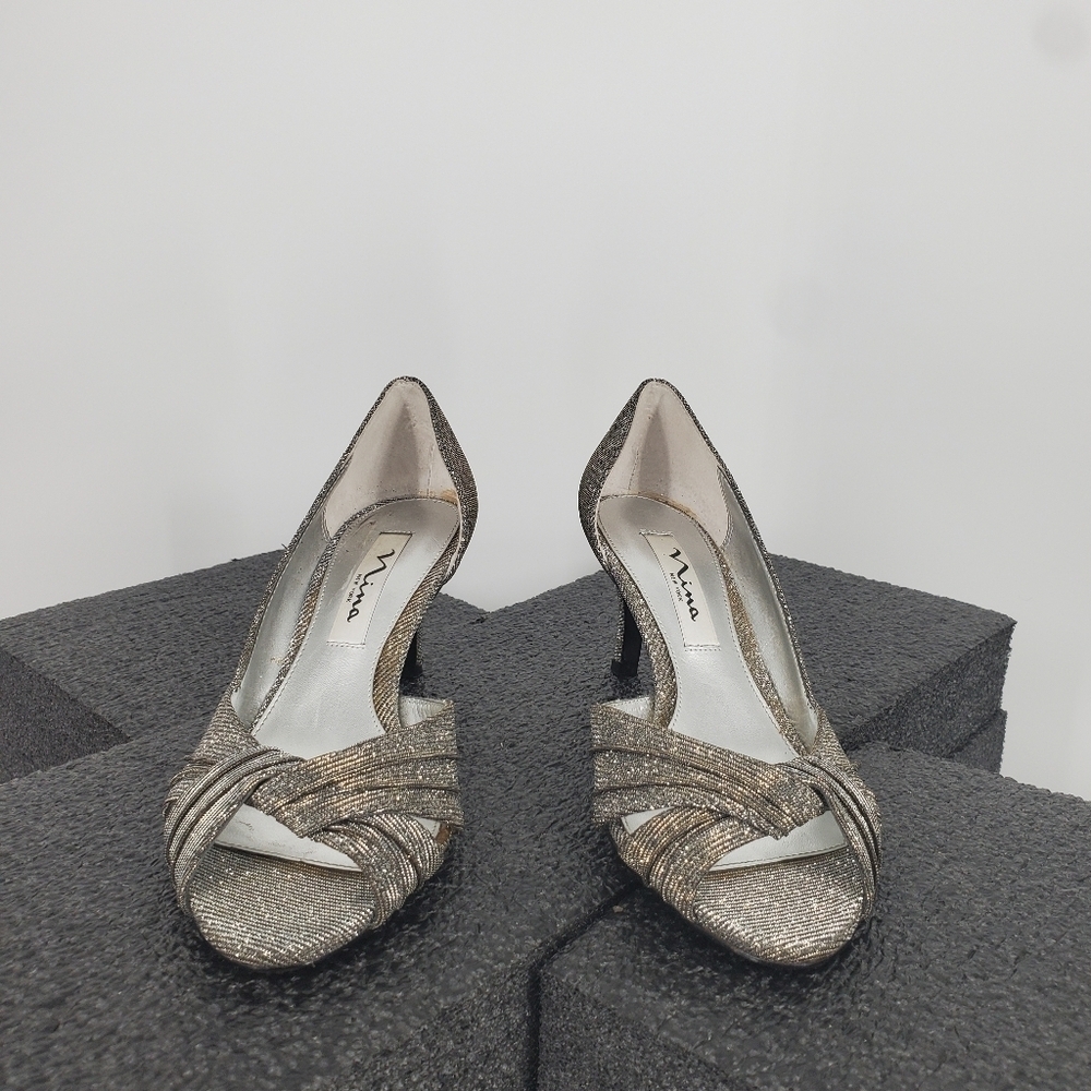 Nina Carrie Women's Slip-on Dress Shoes Women 6.5M Heels - Picture 3 of 12